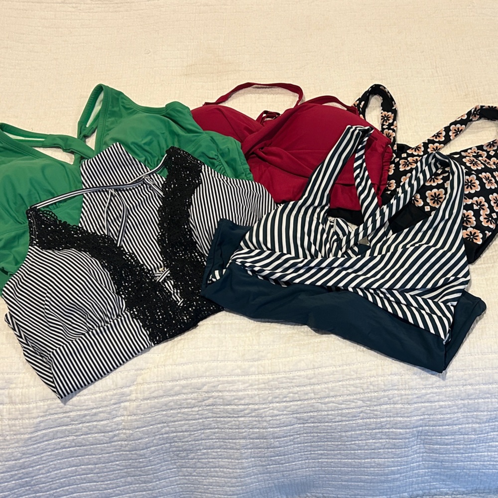 Bundle—5 CUPSHE One- Piece Swimsuits